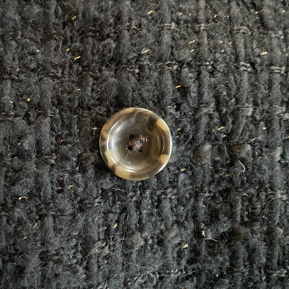 J. Crew Lady Jacket in Italian Lurex Tweed Double-Breasted Peacoat Womens Size S - Picture 8 of 13